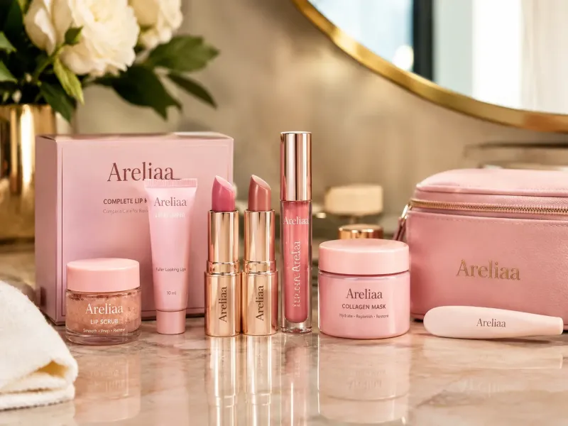 Areliaa Beauty Products and Signature Lipstick Guide.